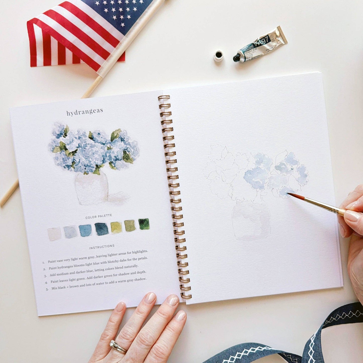 Watercolor Workbook - Americana