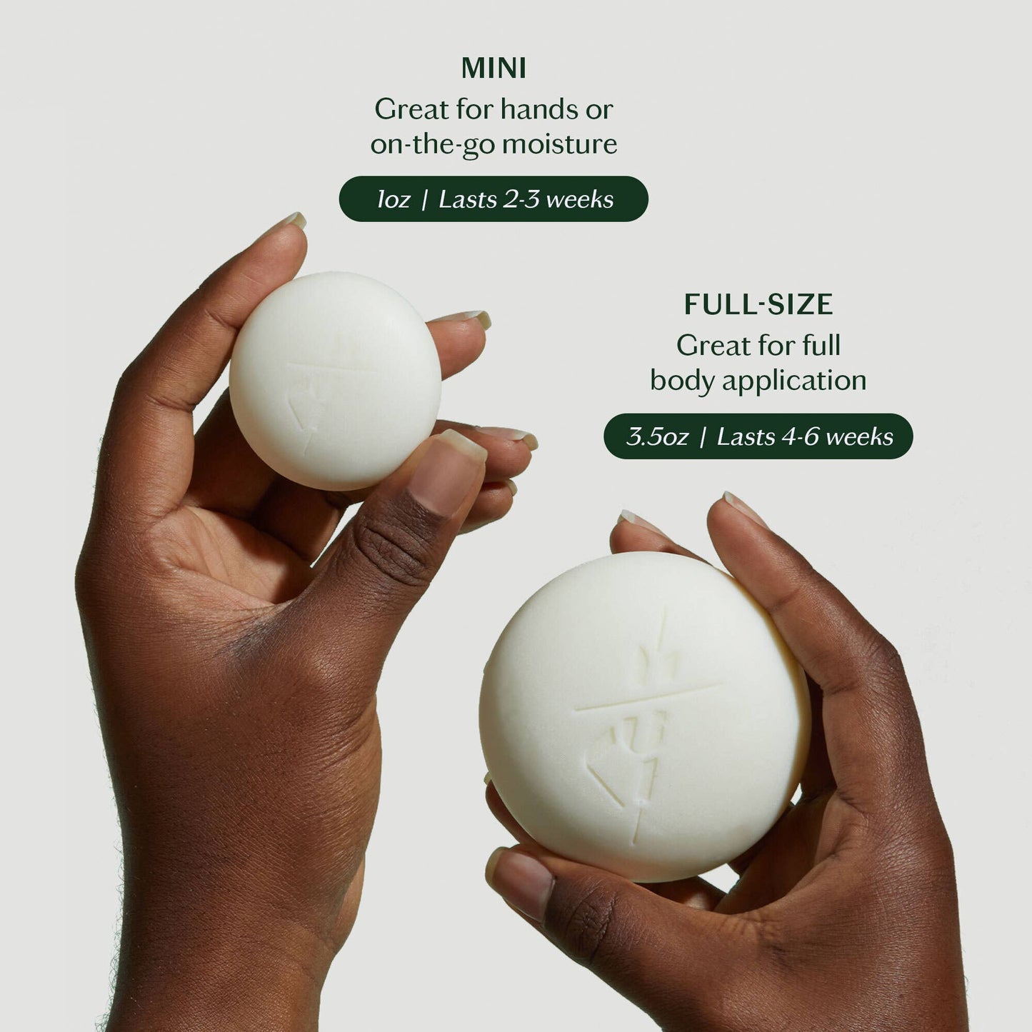 Deep Moisturizing Lotion Bar - Naked Stone Starter Kit (3.5 oz)