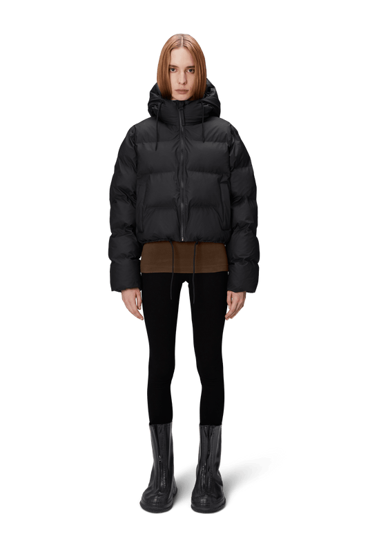 Alta Short Puffer Jacket - Black