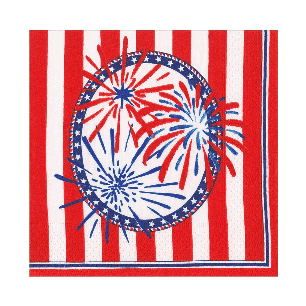 Luncheon Napkins - Stars, Stripes and Sparks