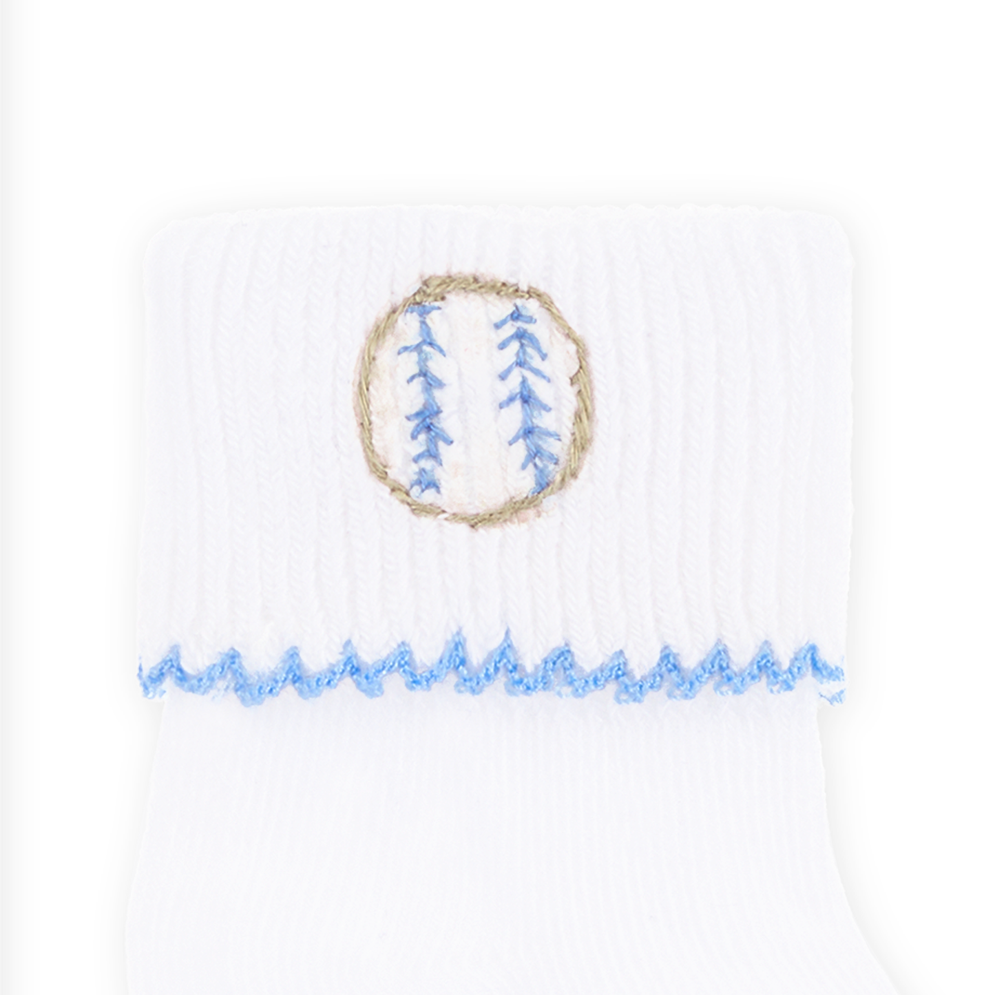 Precious Lil' Sluggers Socks - Light Blue