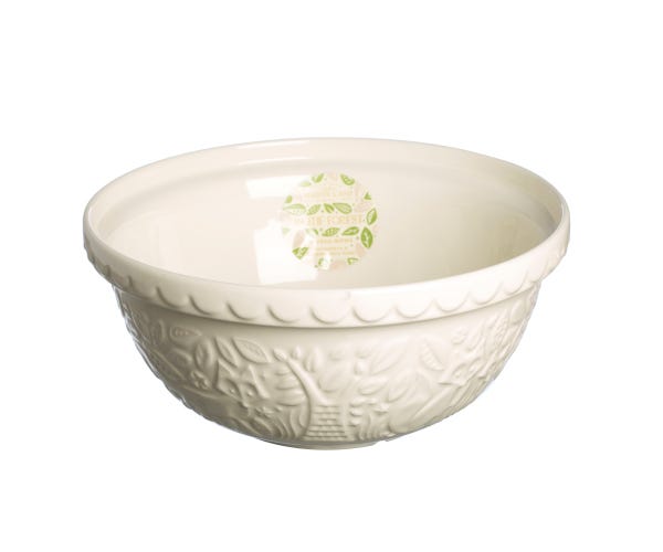 In the Forest S12 Mixing Bowl - Cream/ 11.75"