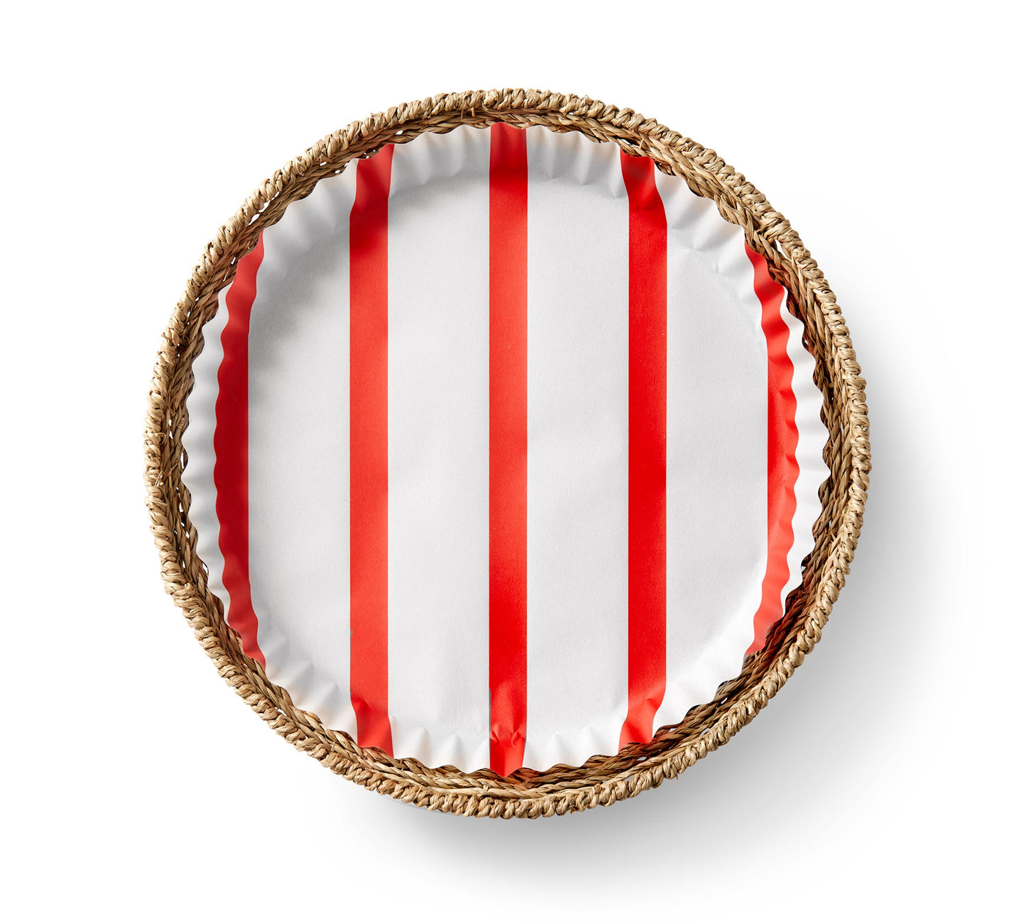 Pre-Formed Plate Paper Liners - Go Team Red