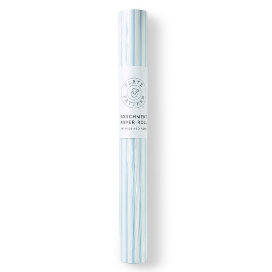 Parchment Paper Roll - 18"x30" - Periwinkle Stripes