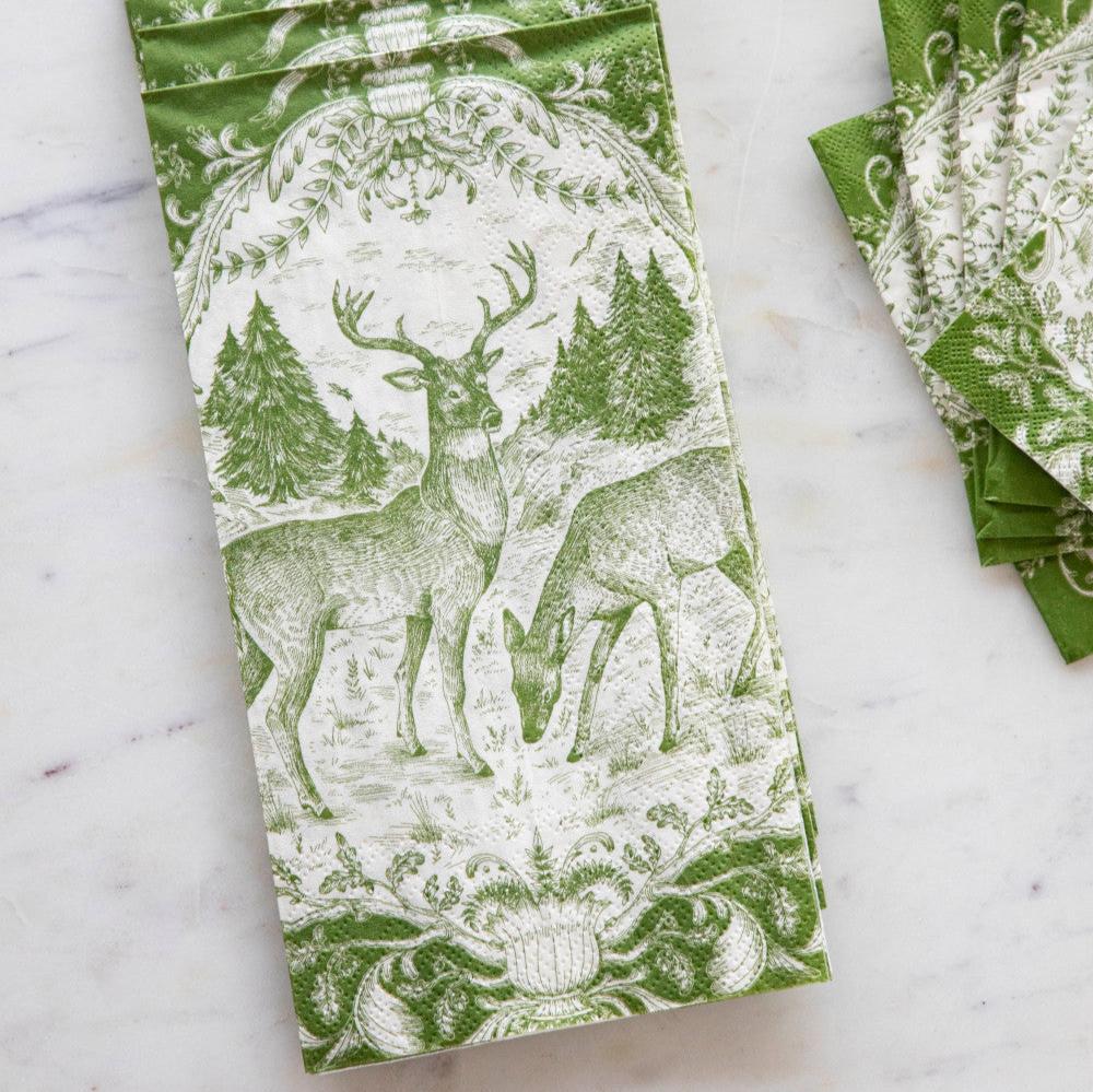 Fable Toile Guest Napkin - Pack of 16