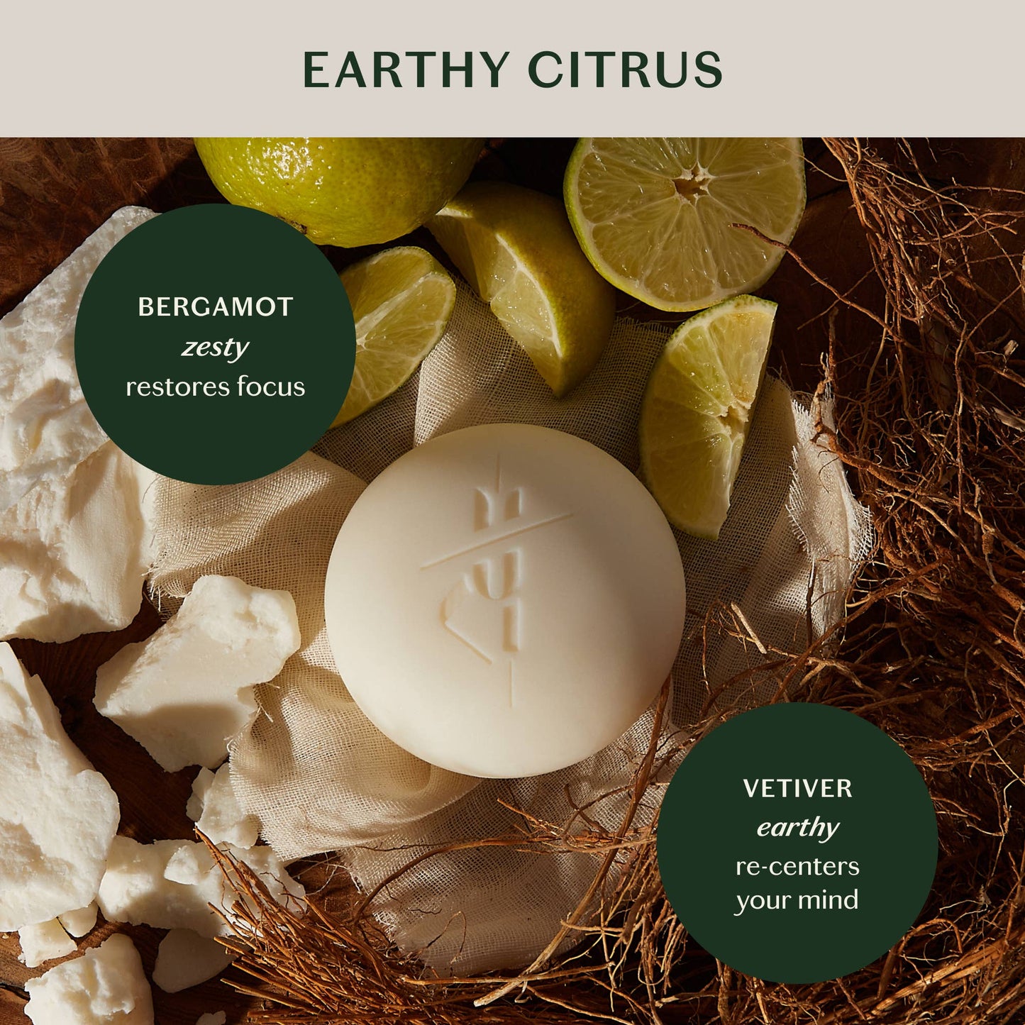 Deep Moisturizing Lotion Bar - Grounding Stone