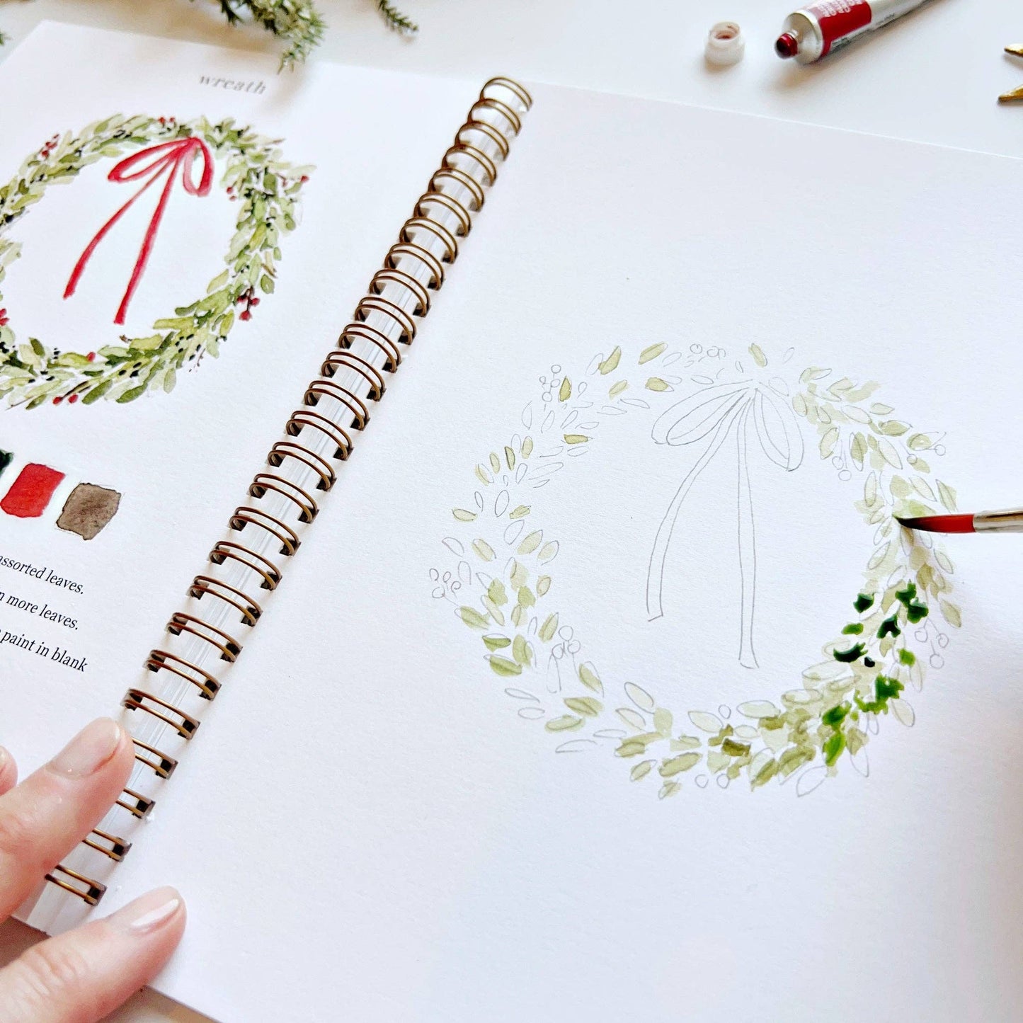 Watercolor Workbook - Christmas