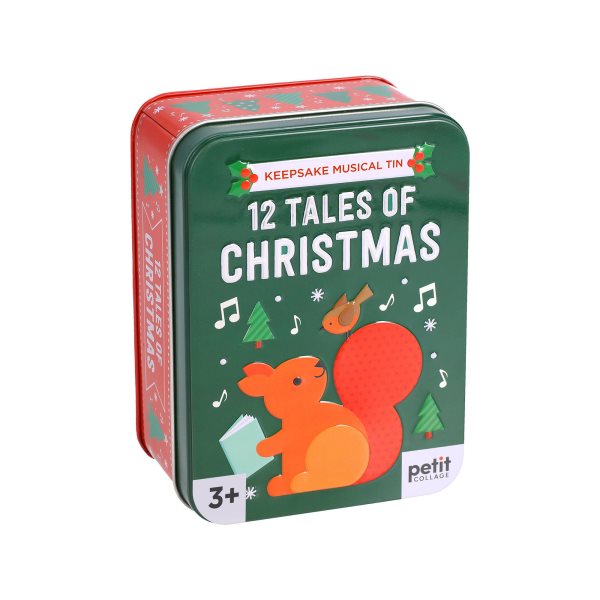 12 Tales of Christmas - 2 Short Stories in a Keespake Musical Tin