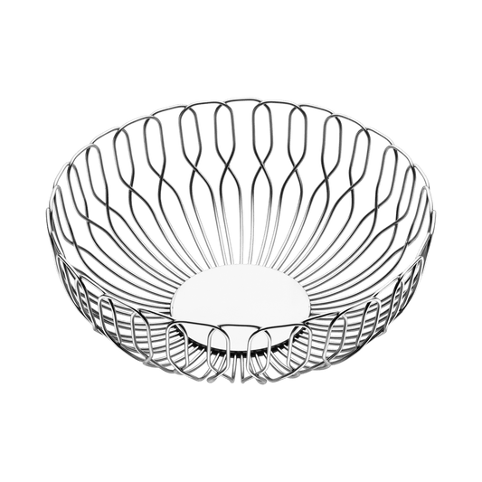 Alfredo Small Stainless Steel Breadbasket