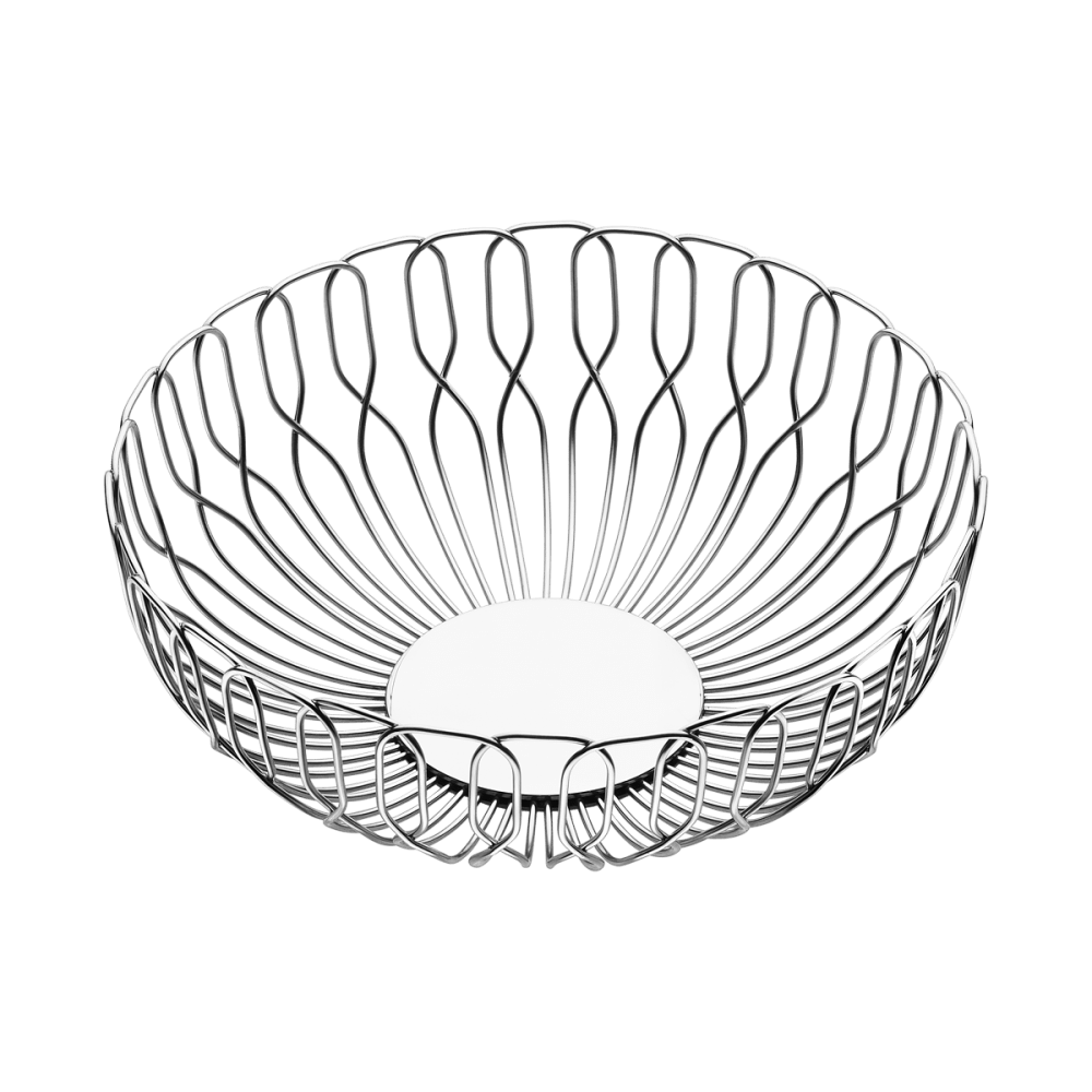 Alfredo Large Stainless Steel Breadbasket
