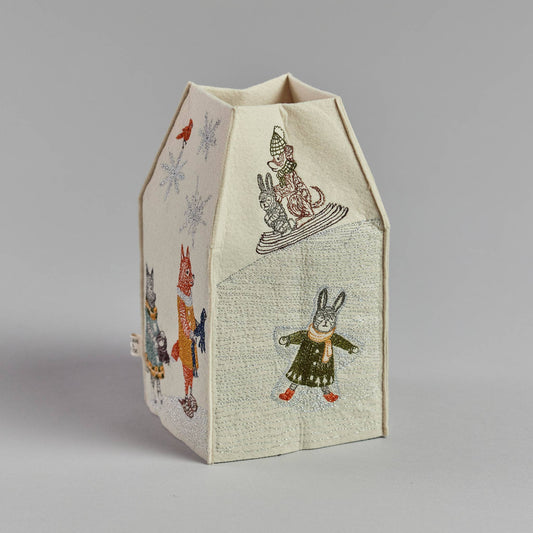 Snow Day Tissue Box Cover