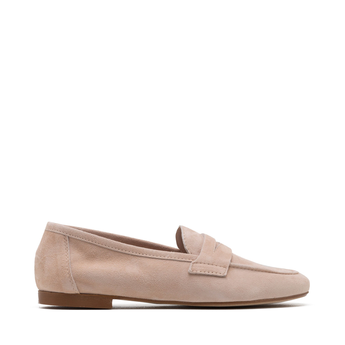 Paola Suede Moccasin Loafer - Camel