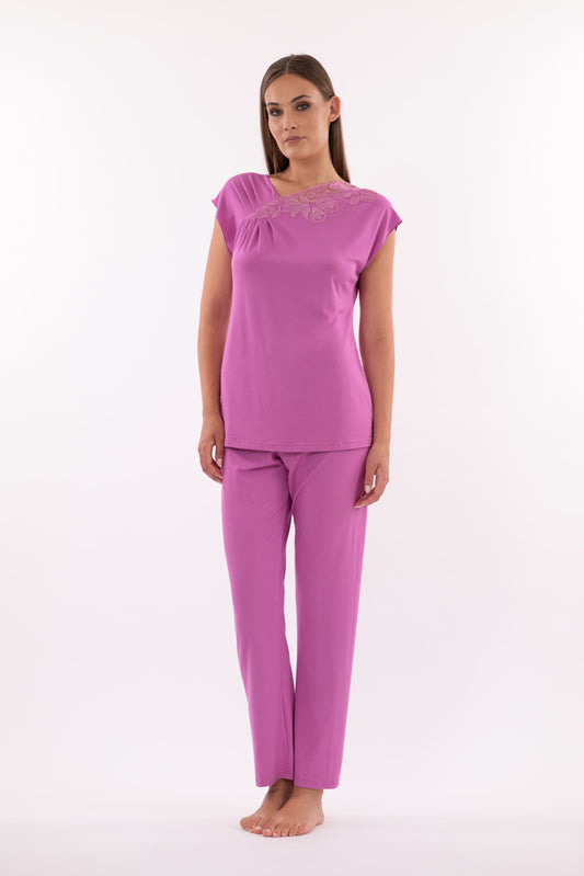 Pajama Pant Set Micromodal - Orchid