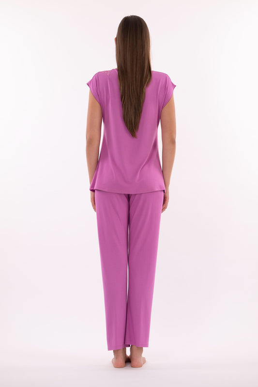 Pajama Pant Set Micromodal - Orchid