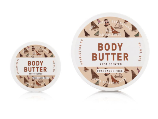 8oz Knot Scented (Fragrance Free) Body Butter