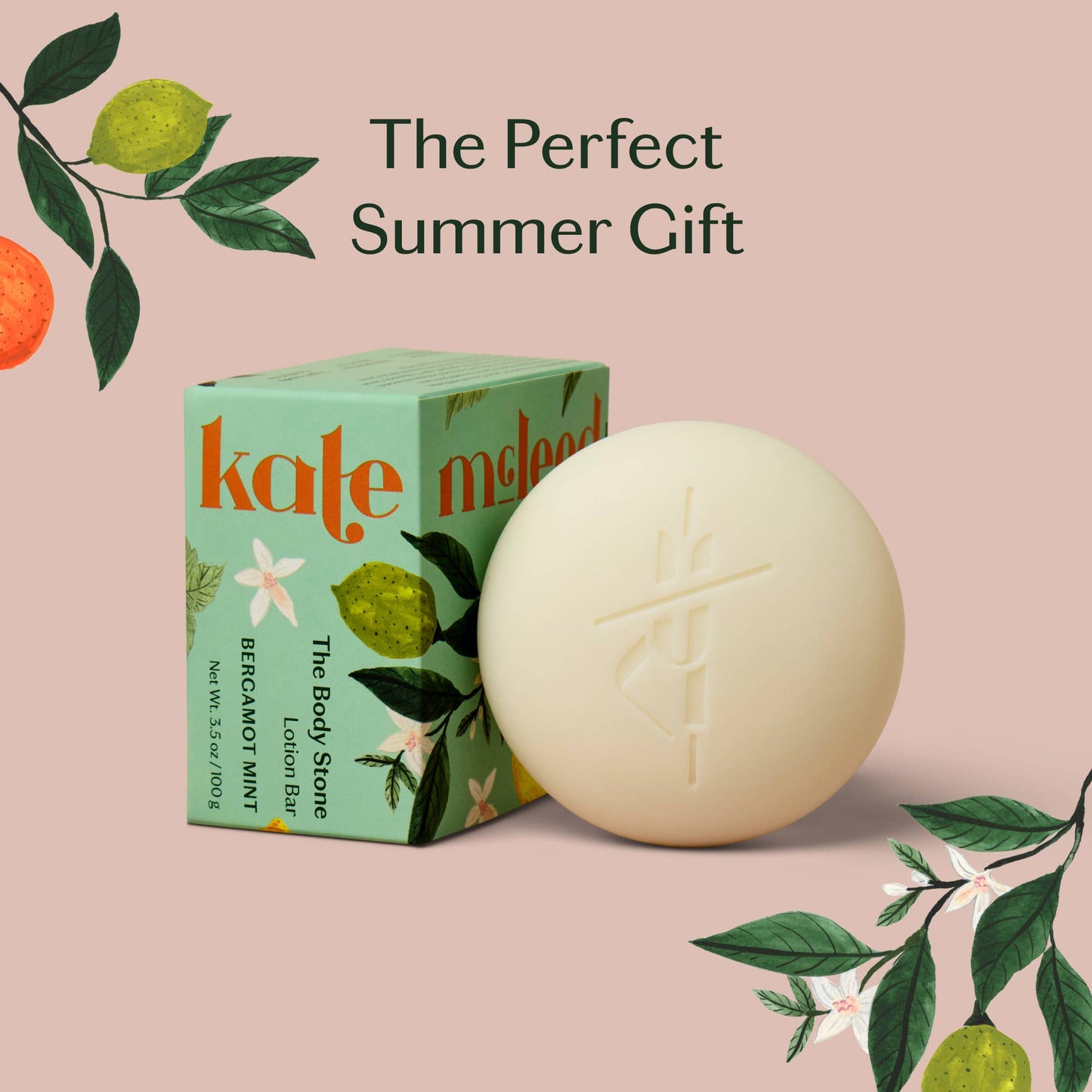 Deep Moisturizing Lotion Bar - Bergamot Mint