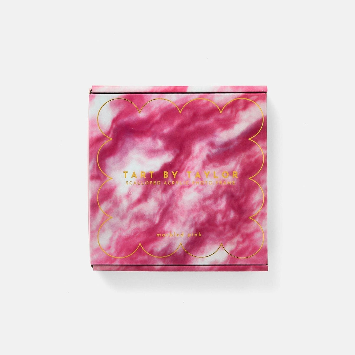 Mini Acrylic Picture Frame - Pink Marbled