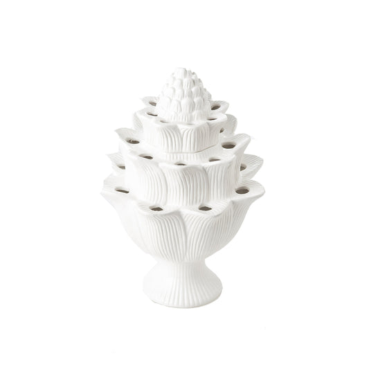 Artichoke Tulipiere Vase - White - Small