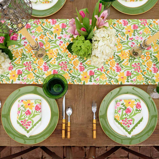 Table Runner - 70s Flower