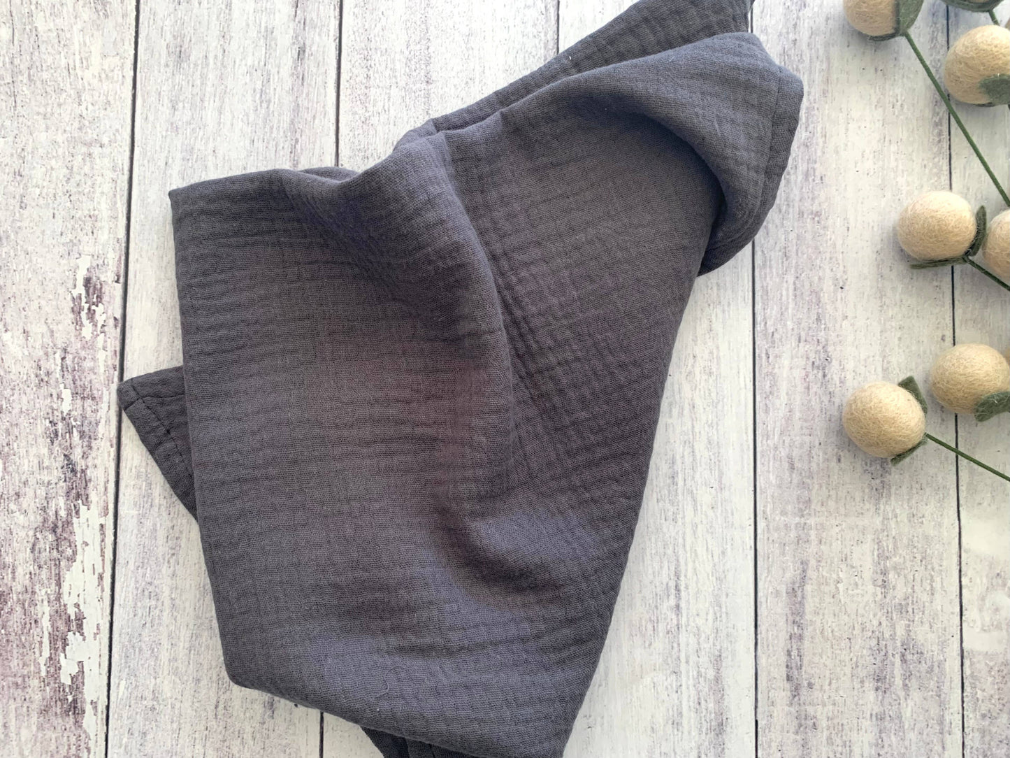 22" Crinkle Cloth Napkins, Set of 4: Navy blue