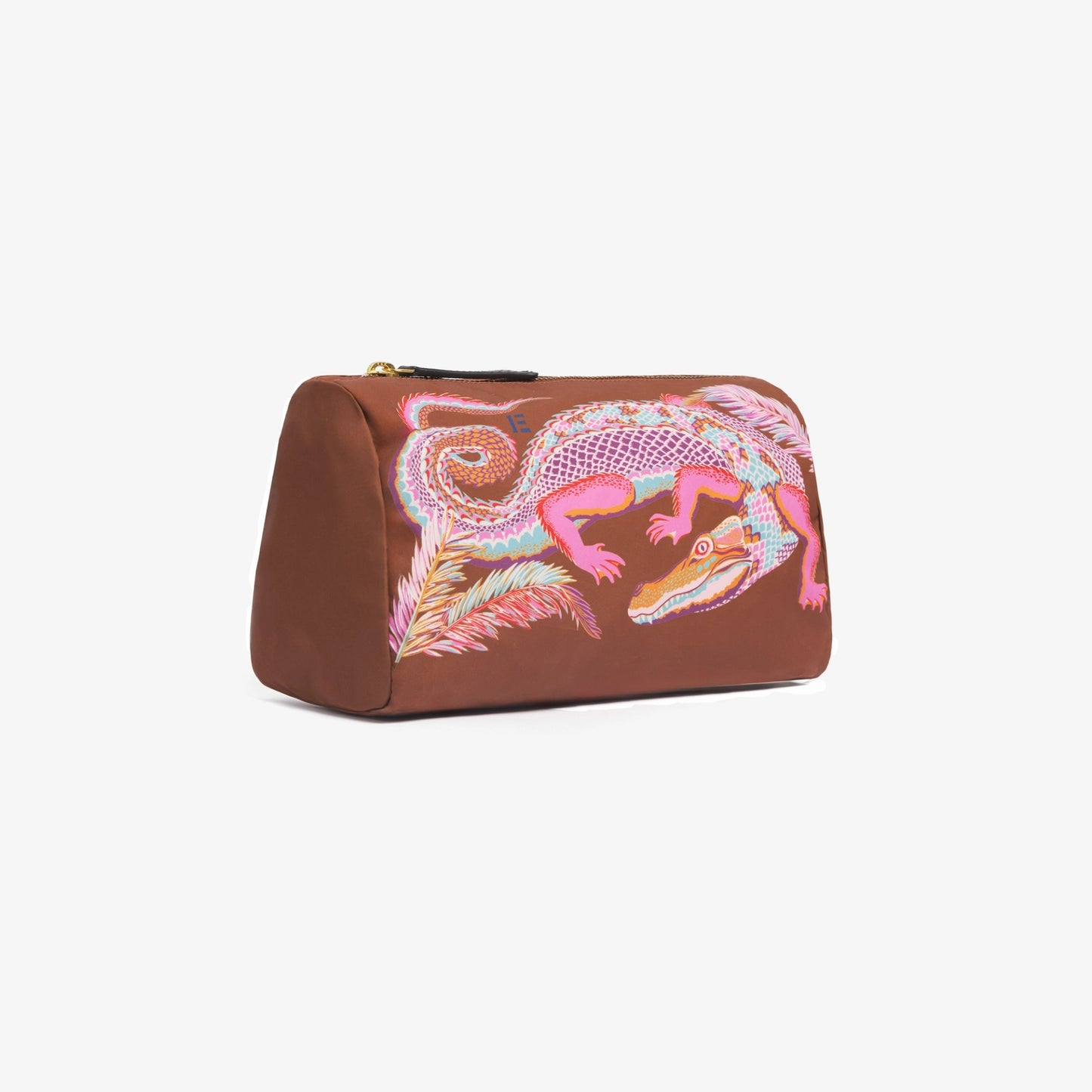 Pouch - Croco - Caramel