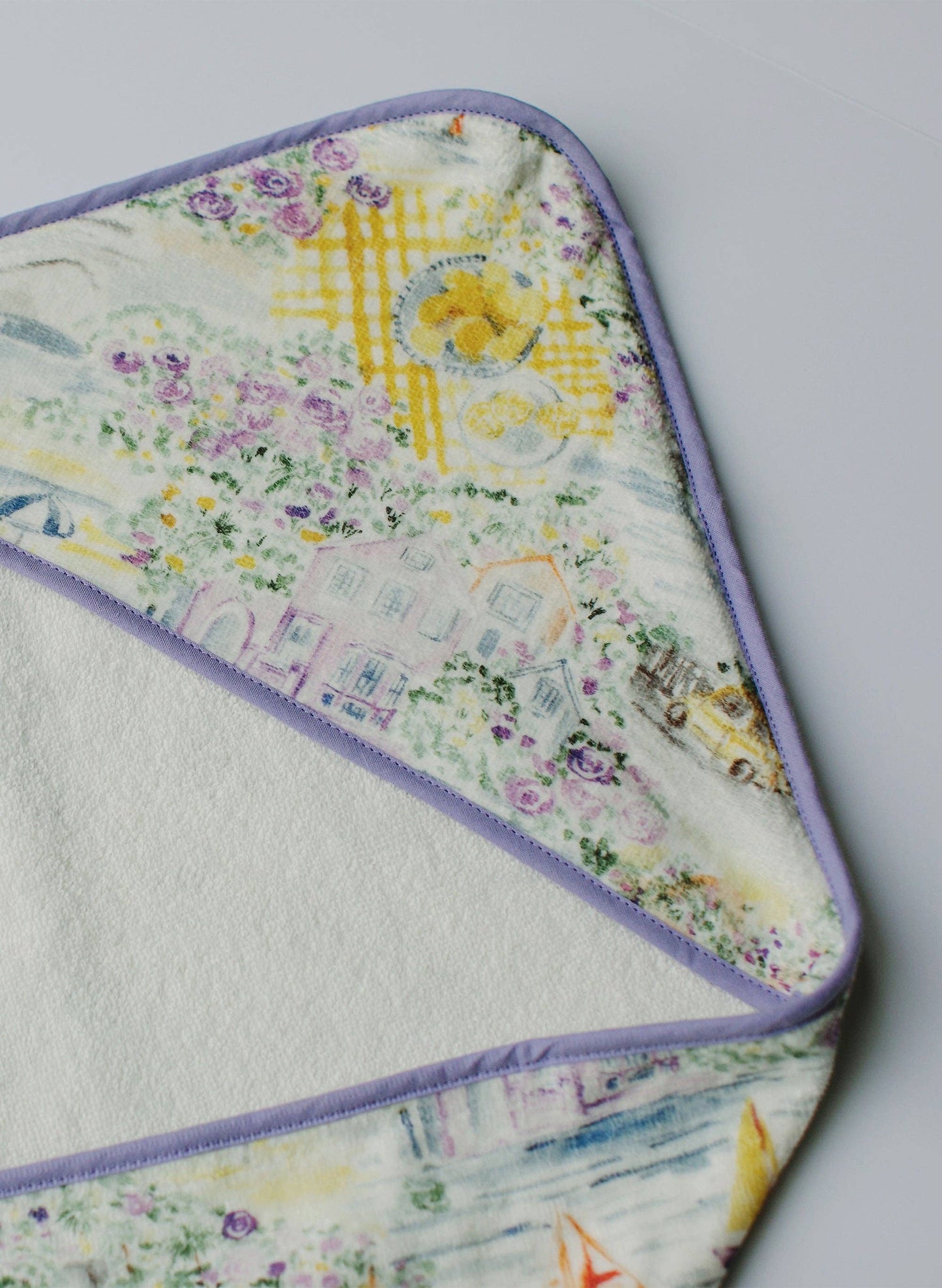 Hooded Bath Towel - Limoncello