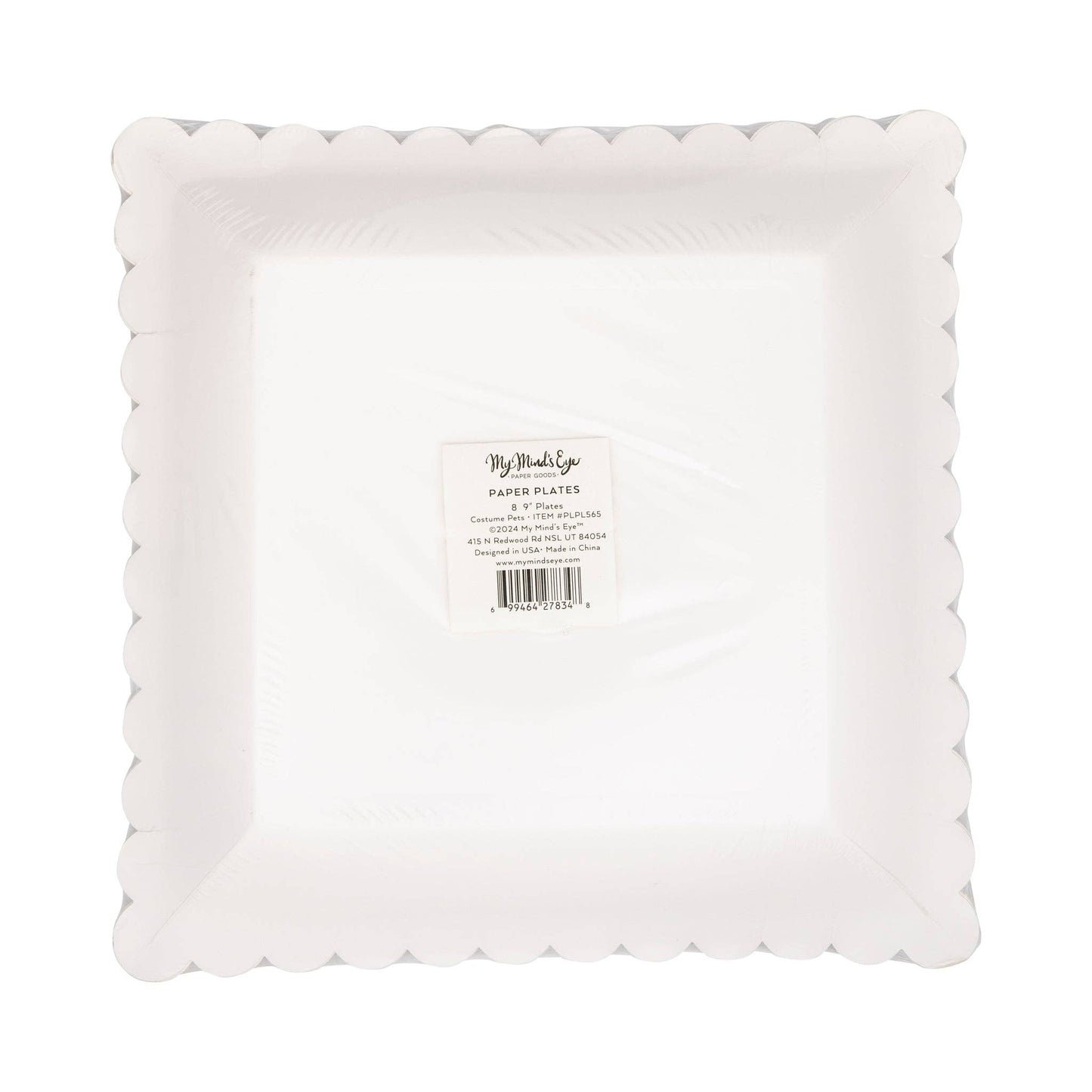 Square Costume Pets Plate