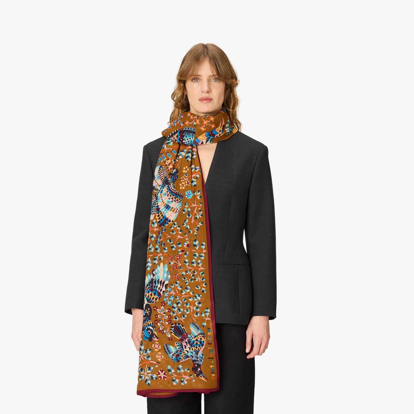 Scarf 100 - Rene Perrot - Brown