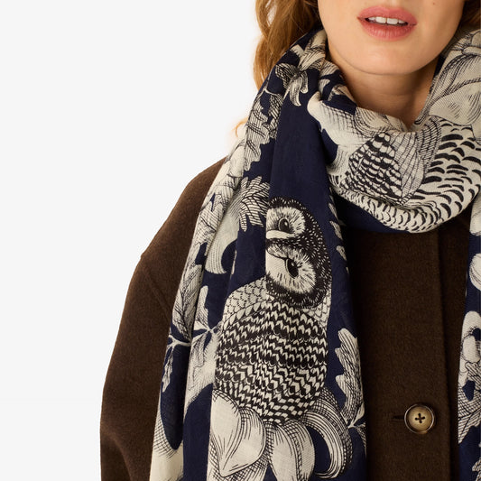 Scarf 100 - Archimede - Navy