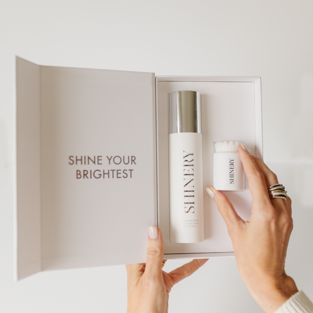 Radiance Wash Luxury Jewelry Cleaner and Brush Duo