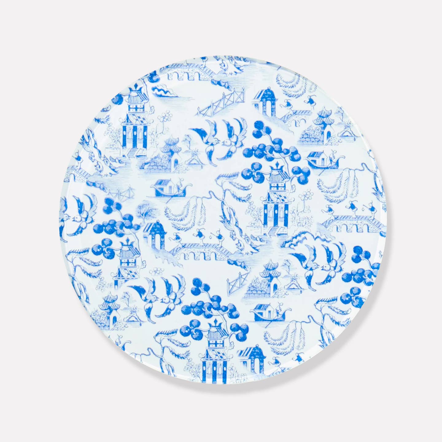 Boxed Coaster Set of 4 - Chinoiserie Print