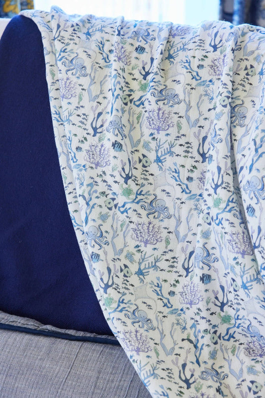 Shawl Blanket - Coral Reef