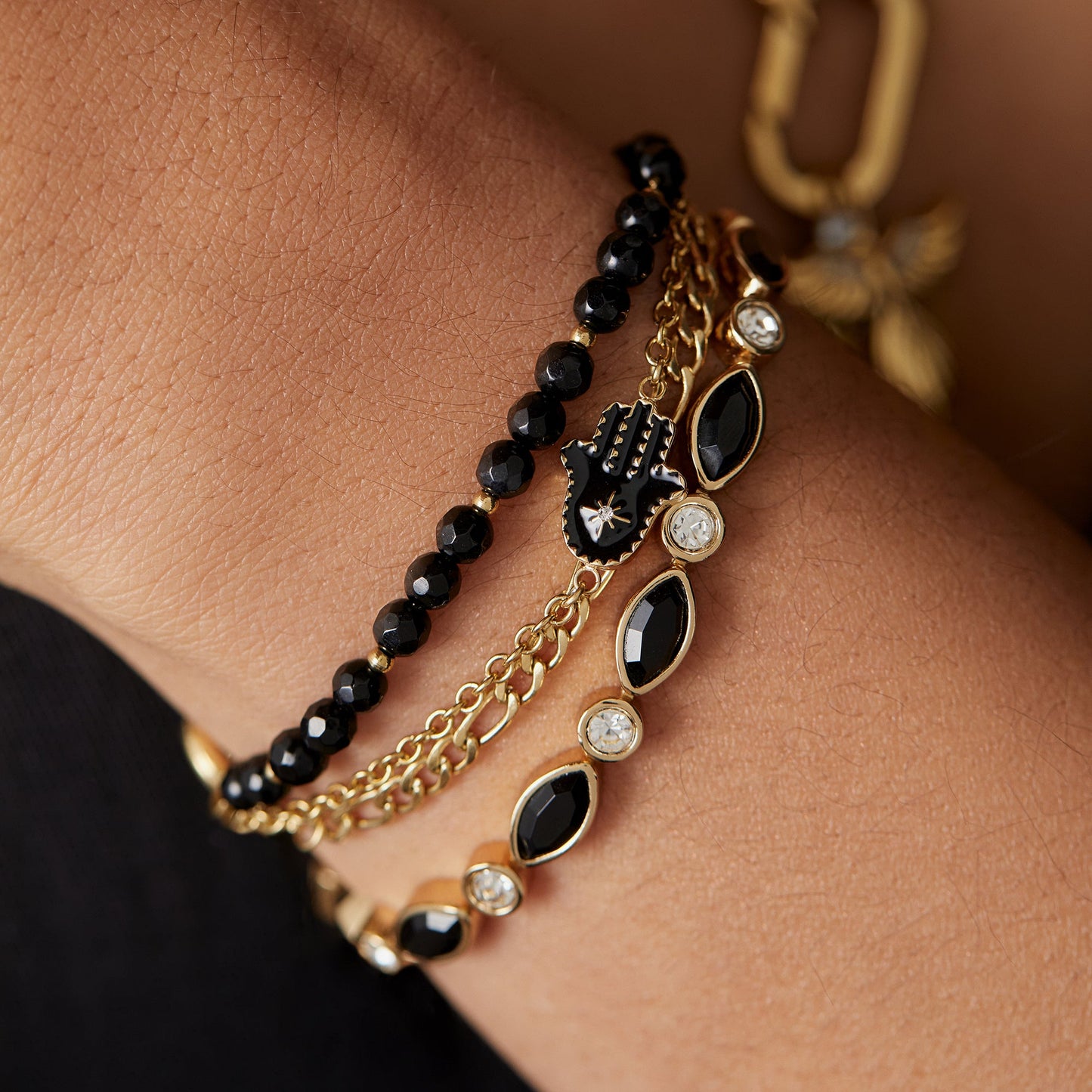 Hamsa Stranded Bracelet Set