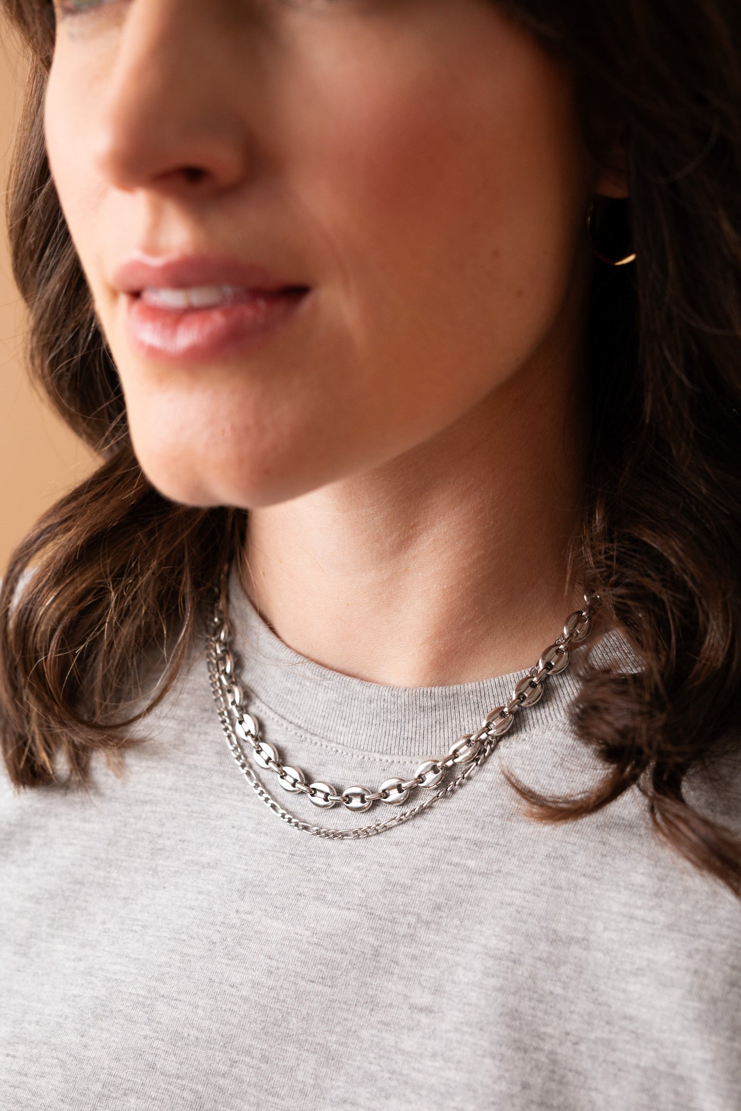 Mariner Chain Necklace - Stainless Steel Silver
