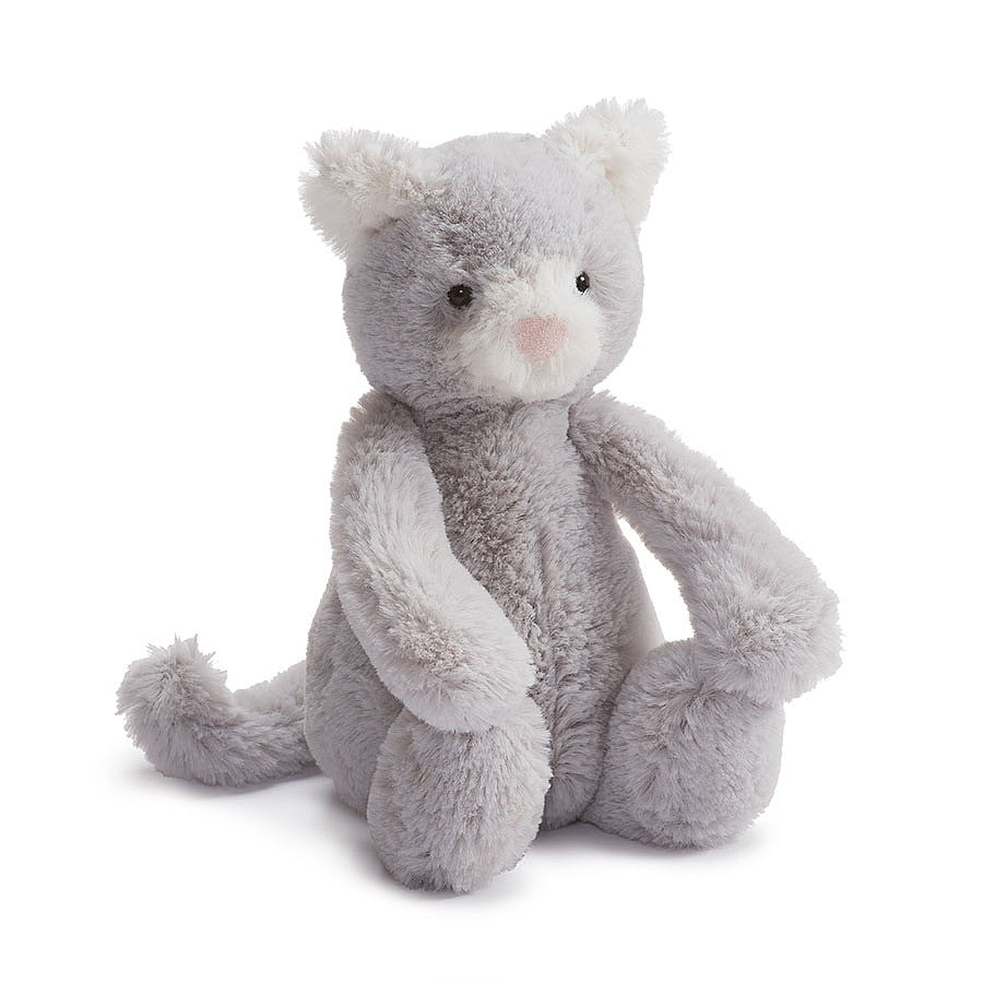 Bashful Grey Kitty Small