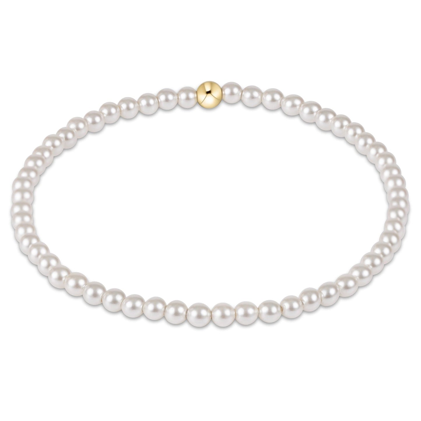 Extends - Classic Pearl Bead Bracelet - 3mm