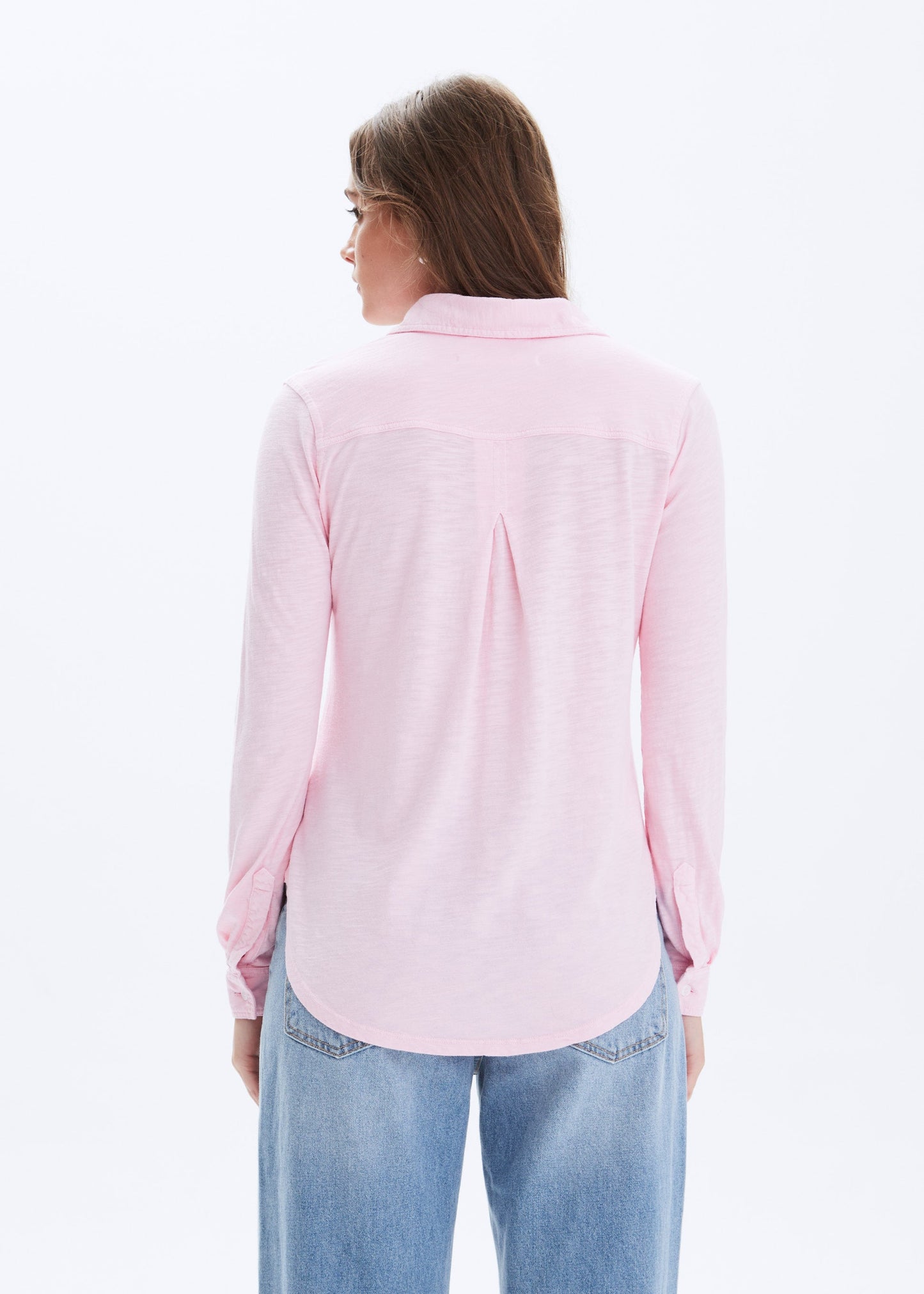 Jersey Blouse in Blush
