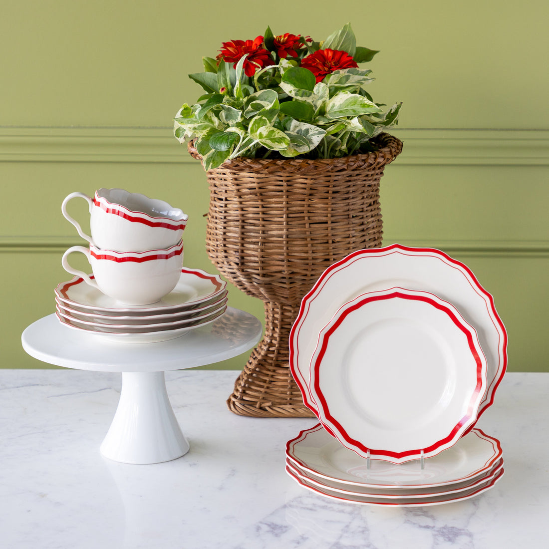 Red Icing on the Cake - Salad Plate