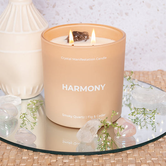 Crystal Manifestation Candle Harmony