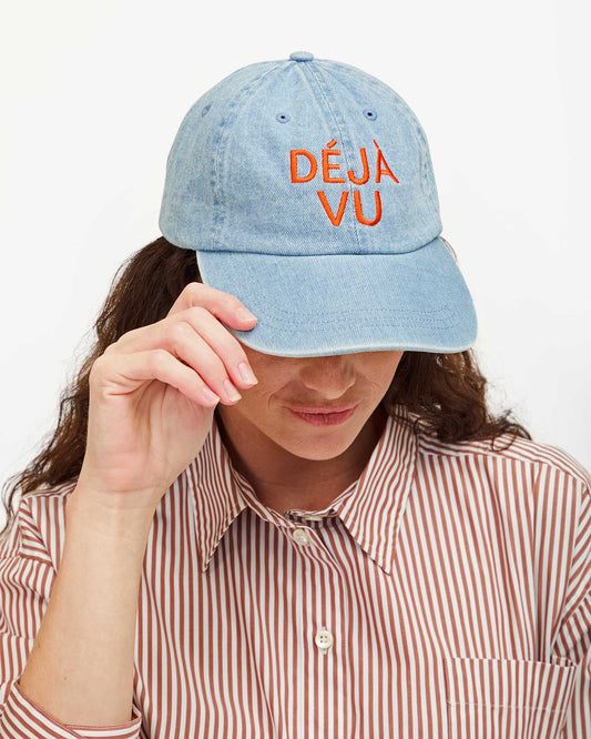 Baseball Denim Hat - Embroidered Deja Vu
