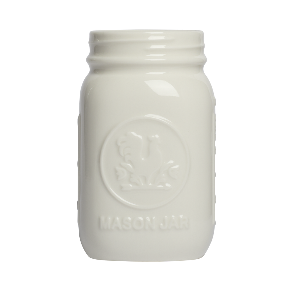 16oz Mason Jar -White