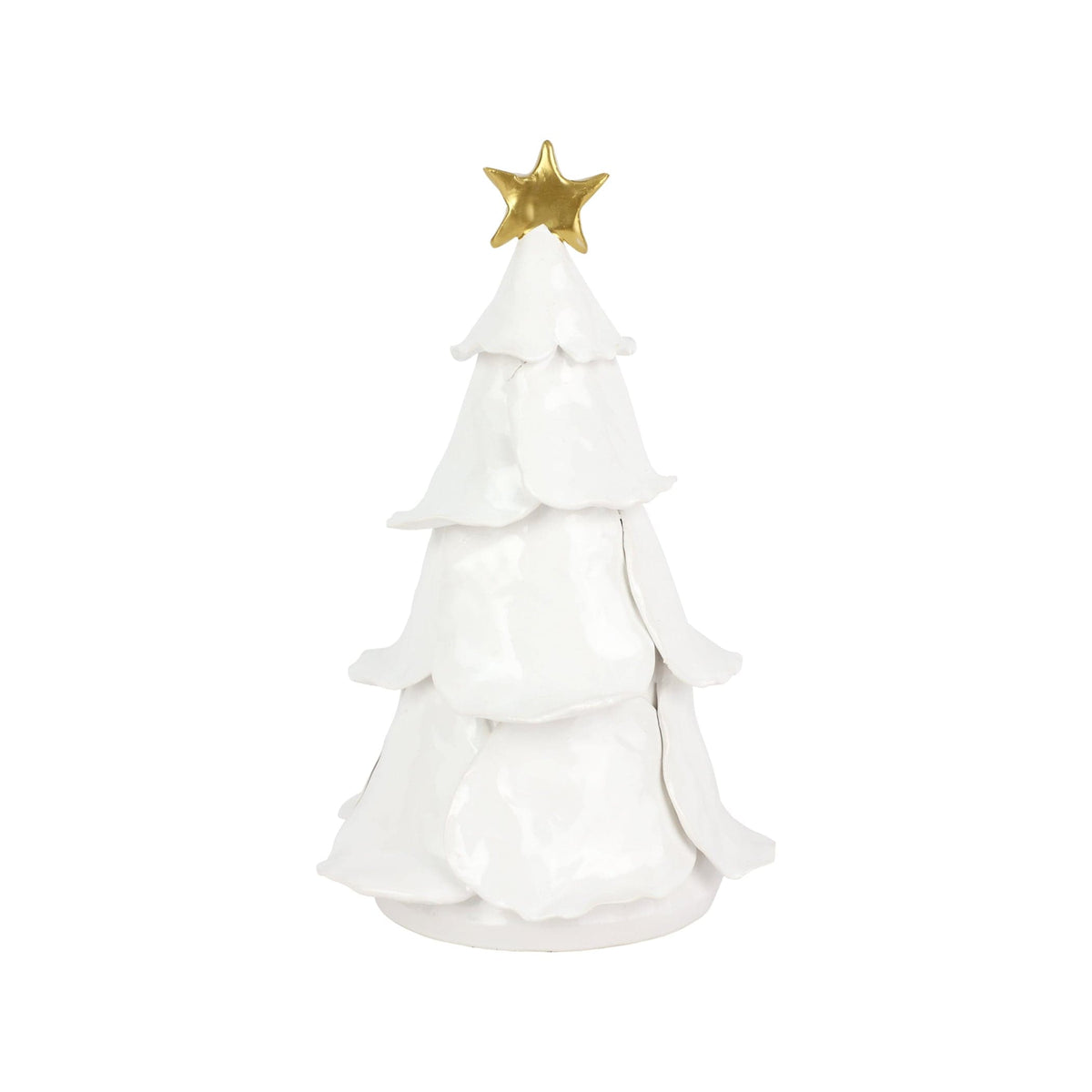 Foresta White Ruffled Tree - Medium