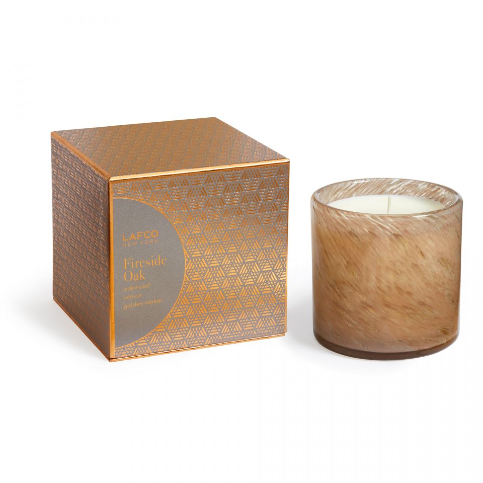 15.5oz Candle - Fireside Oak