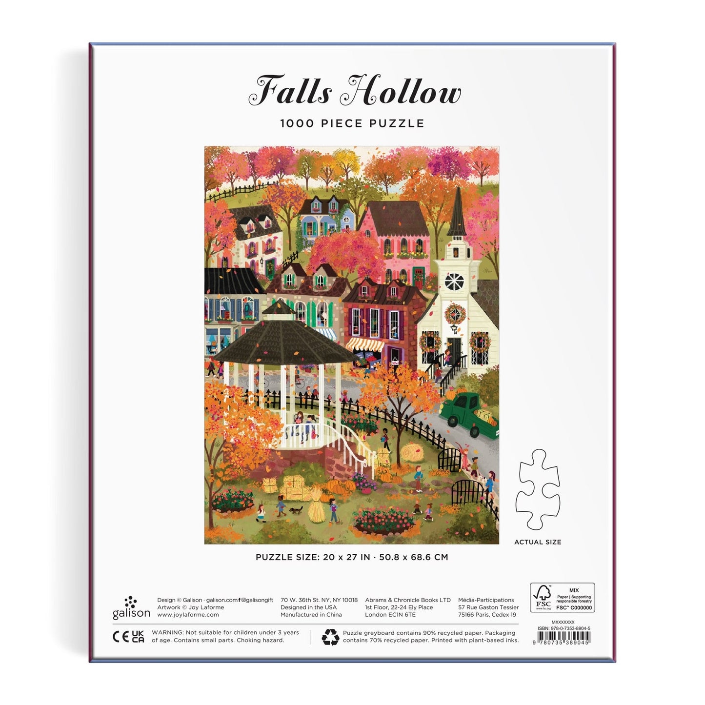 1000 Piece Puzzle - Joy Laforme Falls Hollow