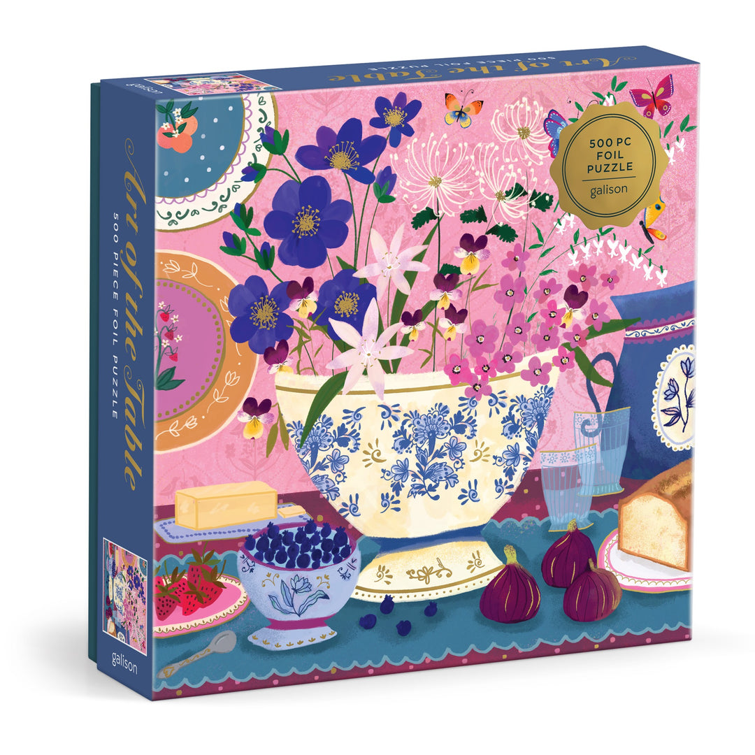 500 Piece Foil Puzzle - Art of the Table
