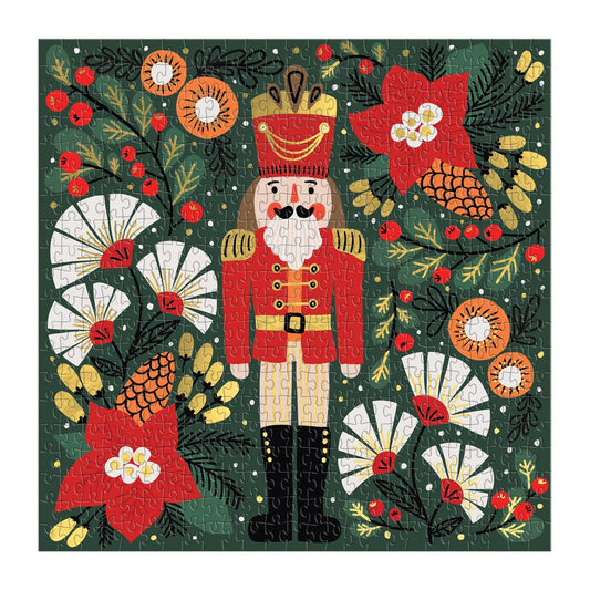500 Piece Foil Puzzle - Merry Nutcracker