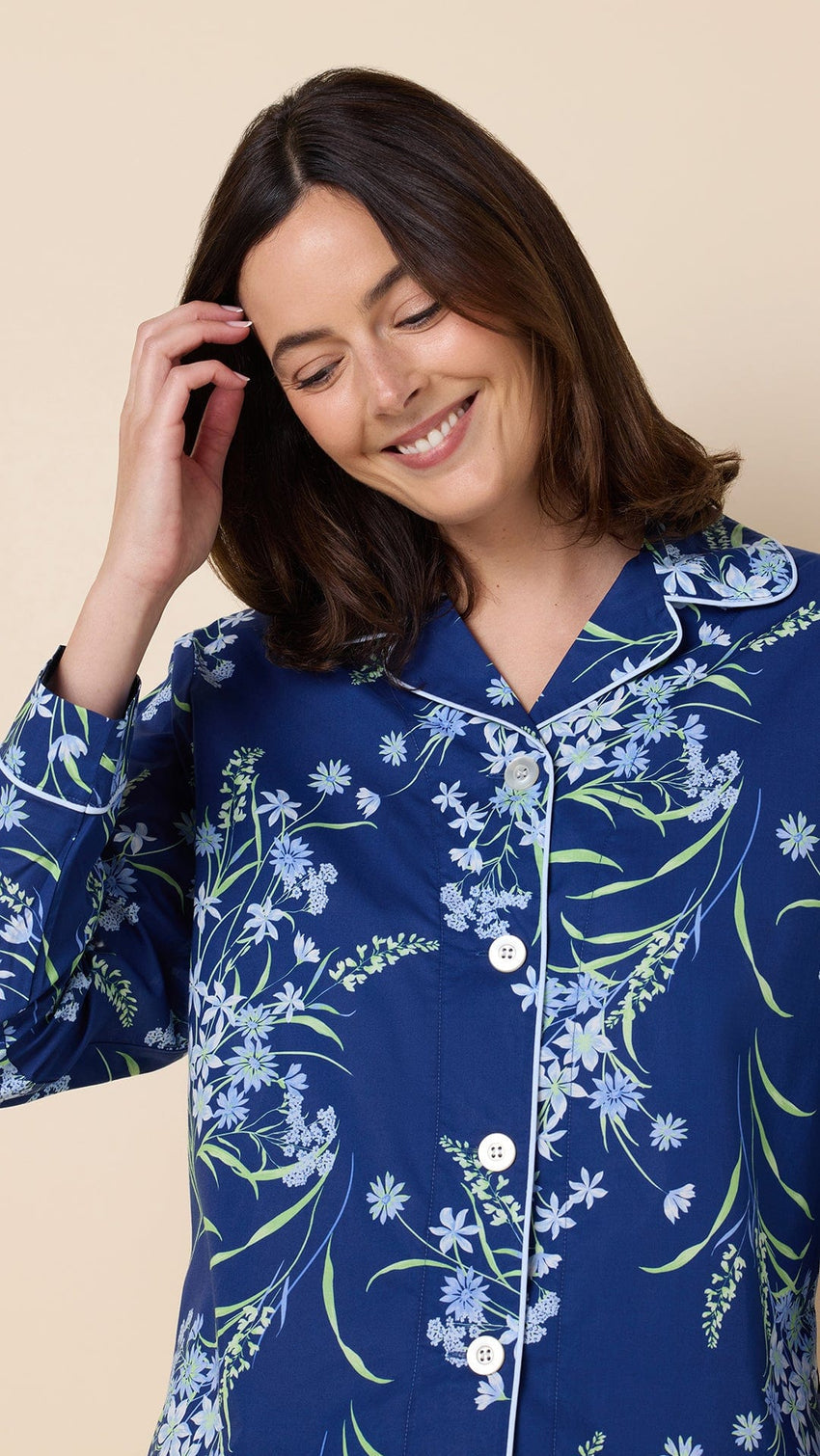 Garden Posy Luxe Pima Pajama Set