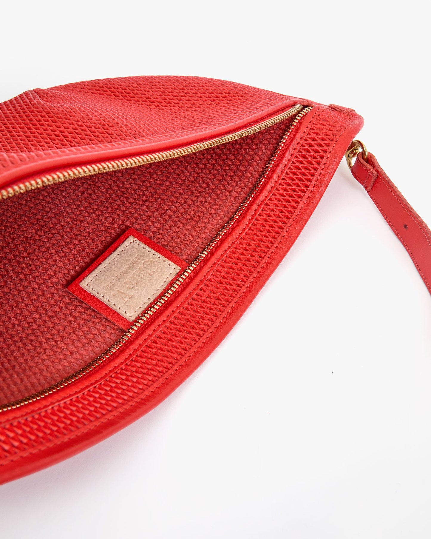 Grande Fanny - Diamond Perforated - Bright Poppy