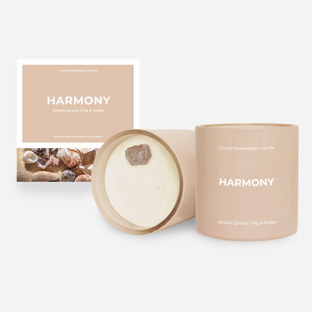 Crystal Manifestation Candle Harmony