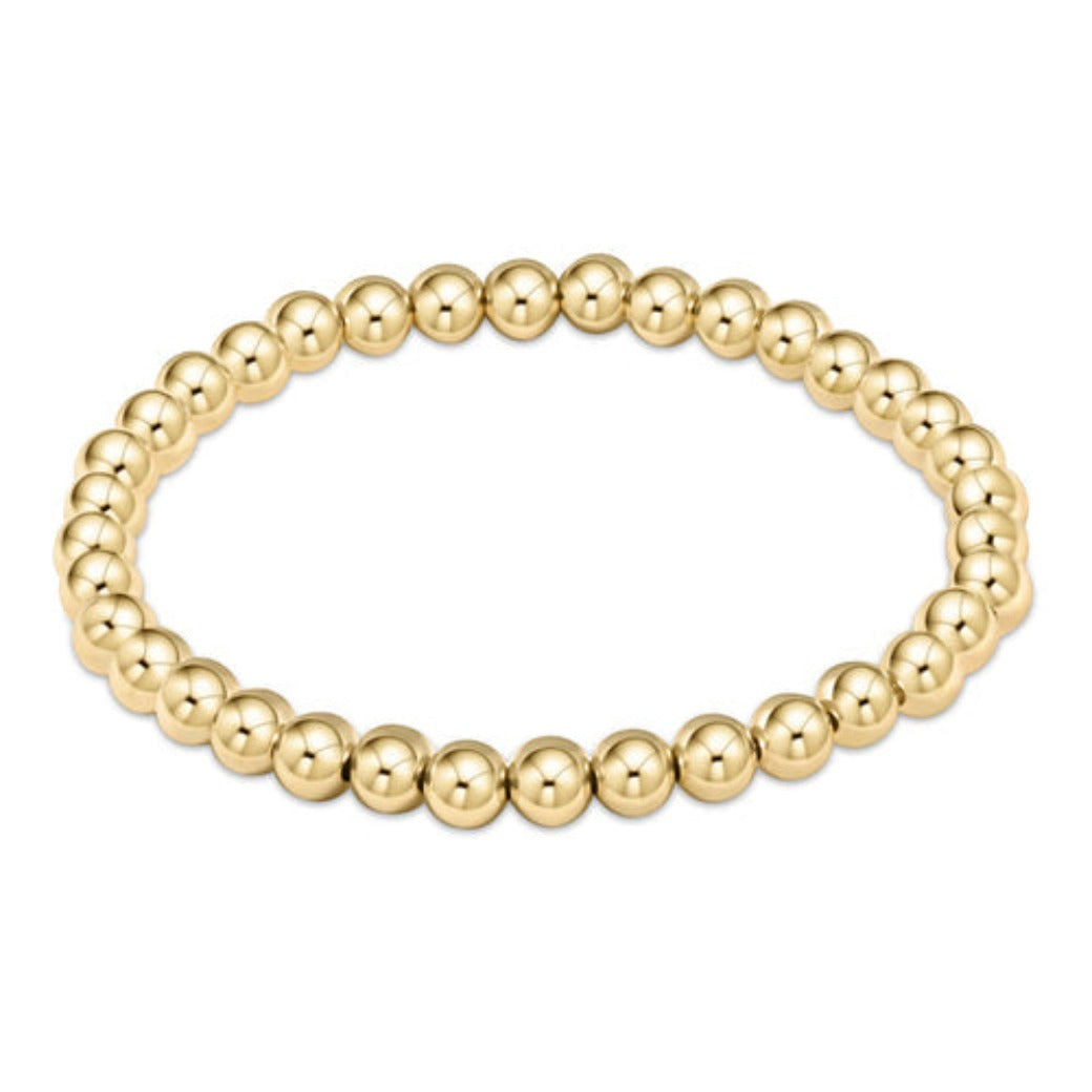 Classic Gold Bead Bracelet - 5mm